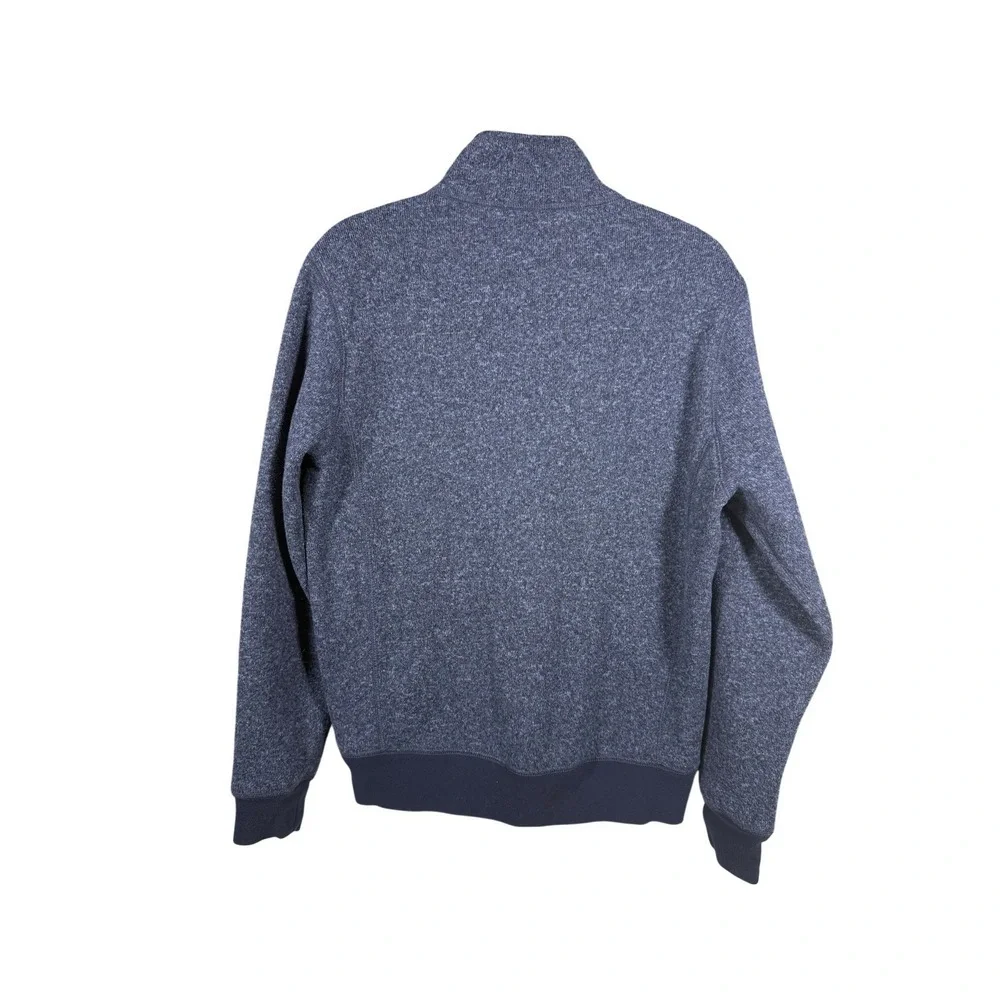 J Crew Men's Size Medium Quarter Zip Pull Over Pullover Blue‎